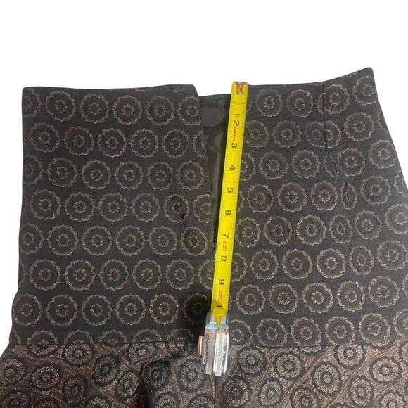 Trina Turk Black Ruffled Trumpet Mini Skirt size 6 - Picture 6 of 9